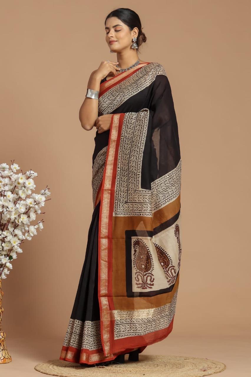 Maheshwari Silk Saree