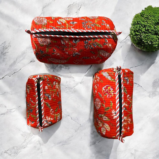 Quilted pouches