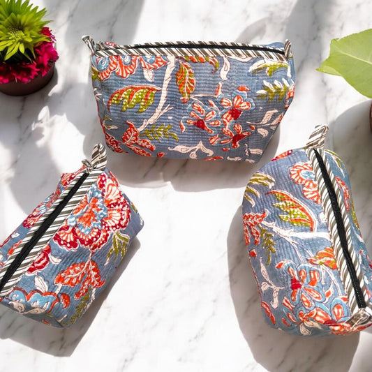 Quilted pouches